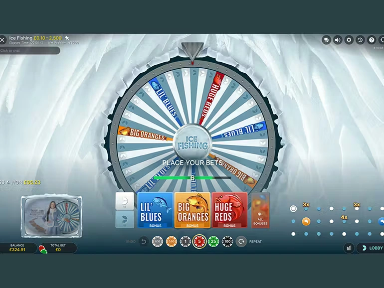 Open Ice Fishing Live Game